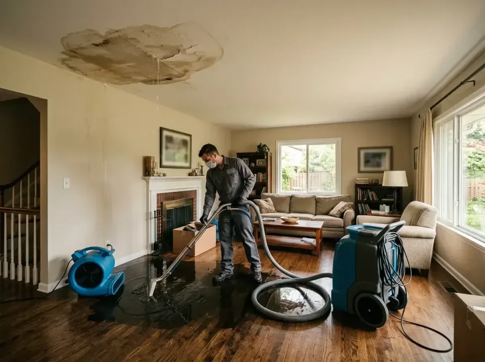 attic-pipe-burst-ceiling-drip-008 — frequently asked questions, Water Damage Restoration & Carpet Care in Lino Lakes, MN